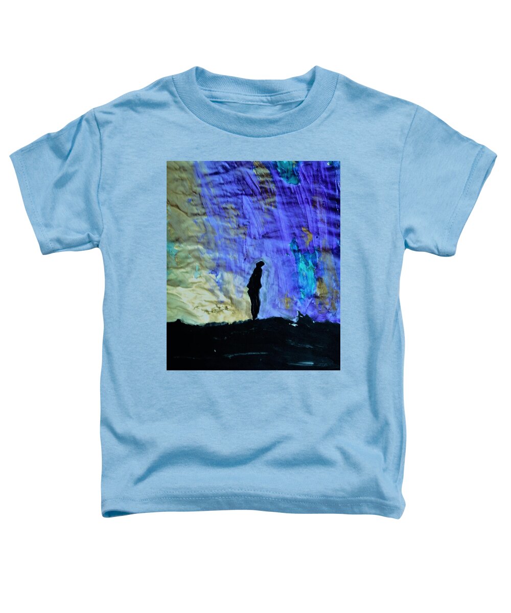 Eternity Toddler T-Shirt featuring the painting E.t.e.r.n.i.t.y. by Love Art Wonders By God