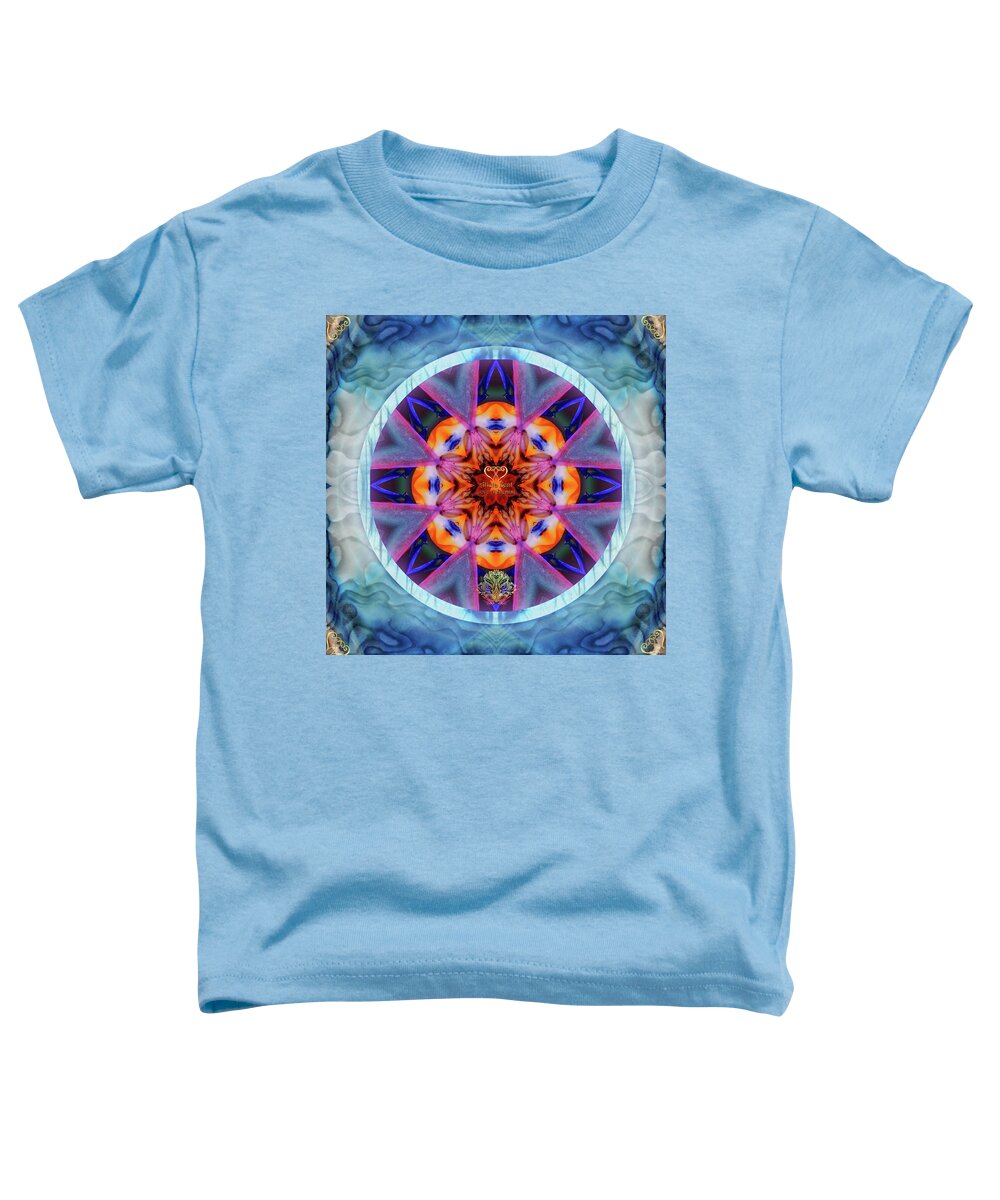 Joy Toddler T-Shirt featuring the digital art Eudaimonia-Custom1 by Alicia Kent