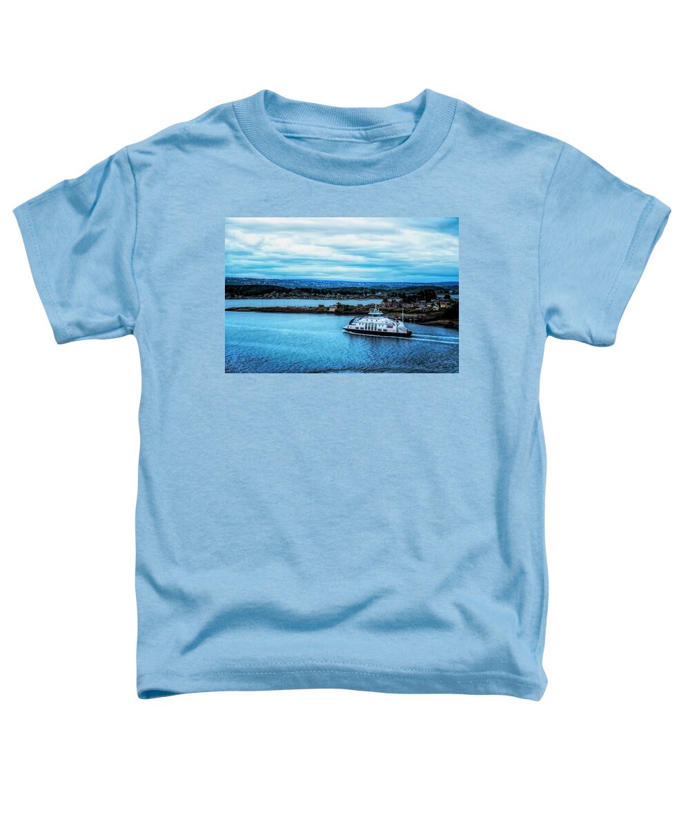 Oslo Toddler T-Shirt featuring the photograph Evening Commute by Mick Burkey