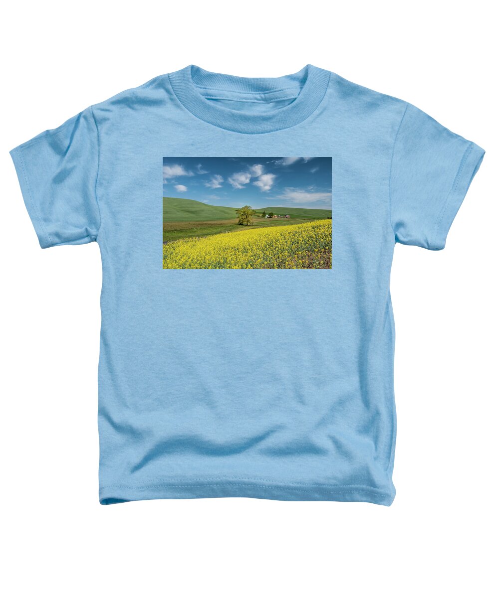 Agriculture Toddler T-Shirt featuring the photograph Field of dreams. by Usha Peddamatham