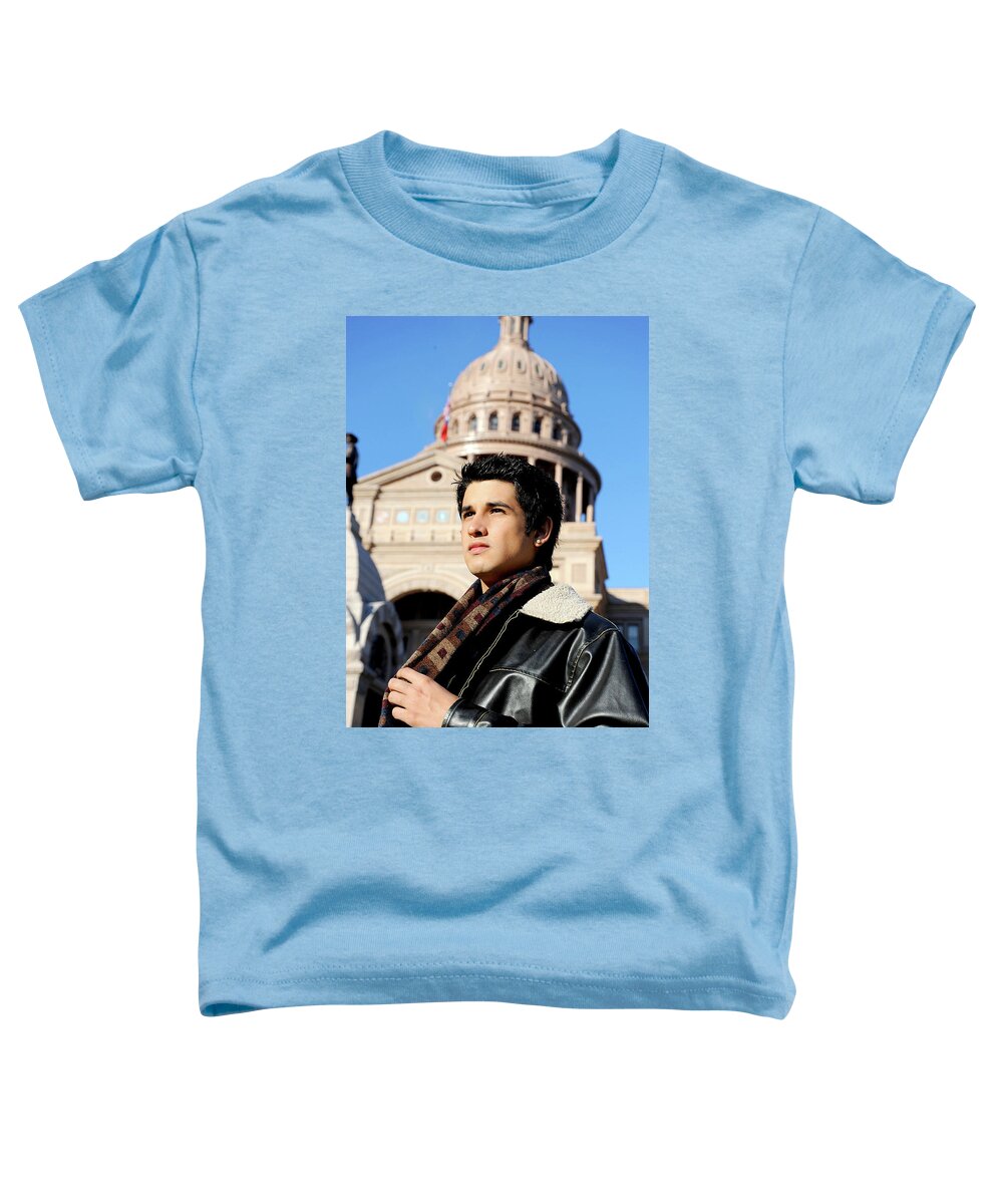 Handsome Toddler T-Shirt featuring the photograph Handsome Man at the Capitol by Gunther Allen