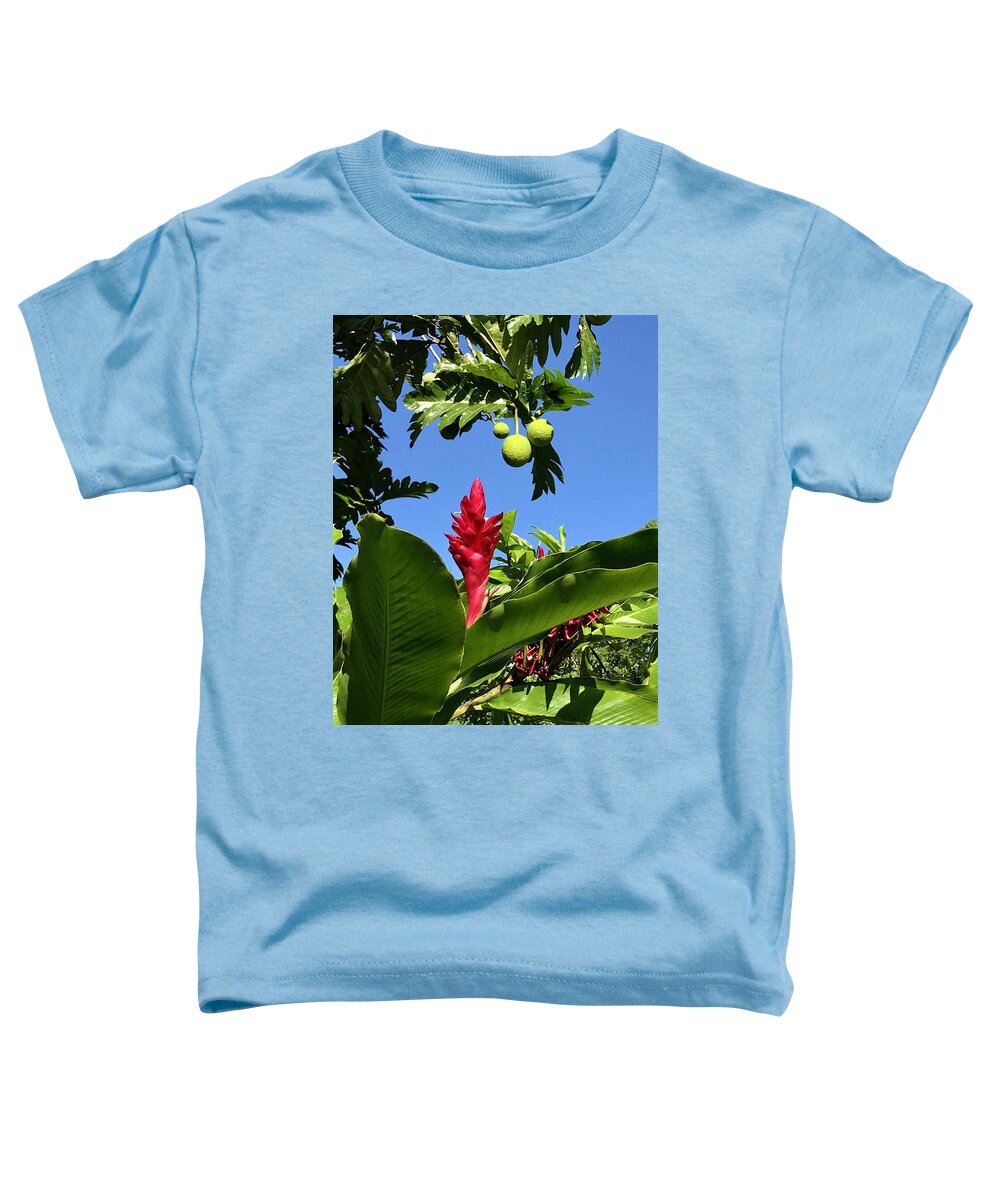 Hawaii Toddler T-Shirt featuring the photograph Hawaiian Flora by Louise Mingua