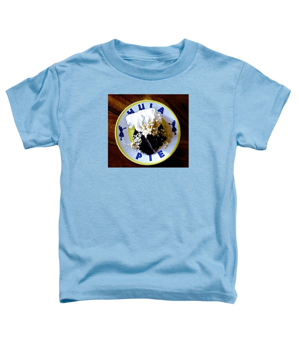 Pie Toddler T-Shirt featuring the photograph Hula Pie - Hawaiian Speciality by Barbara Zahno
