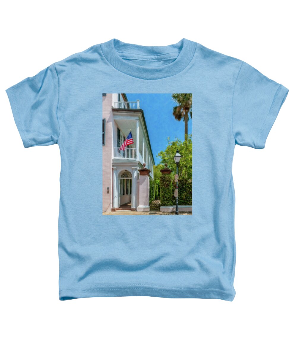38 Church Street Toddler T-Shirt featuring the photograph Iconic Charleston Single by Dale Powell