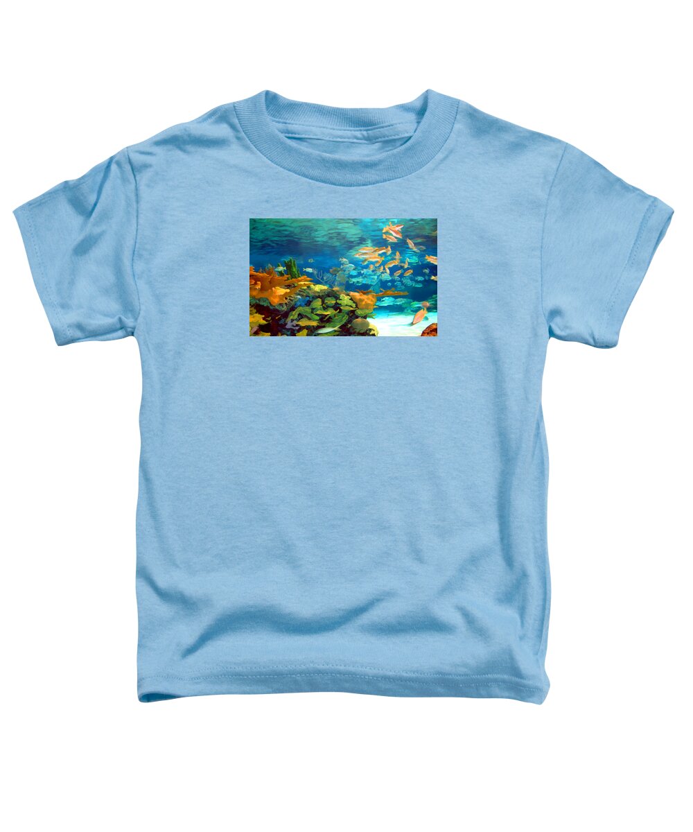 Reef Toddler T-Shirt featuring the photograph Inland Reef by Sam Davis Johnson