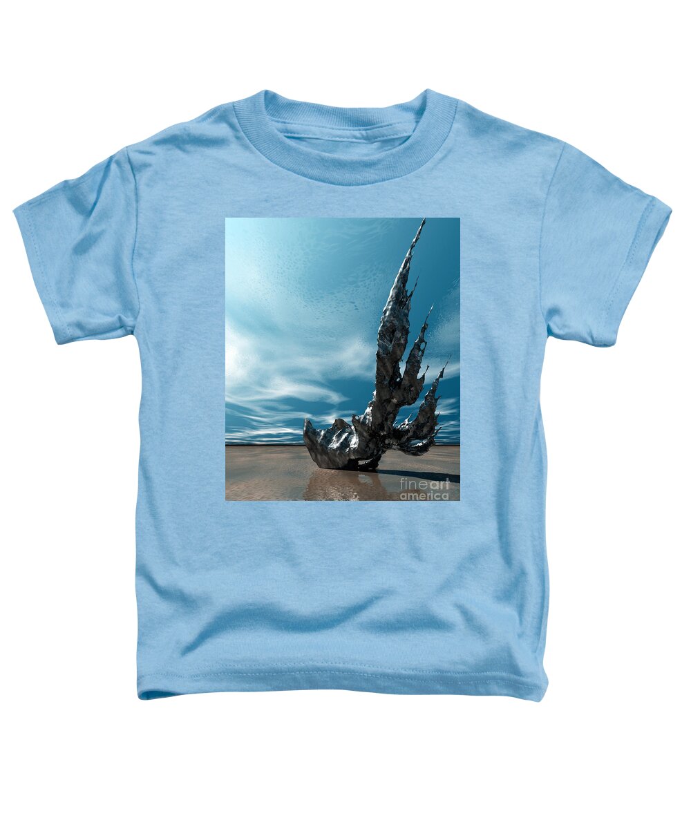 Bryce Toddler T-Shirt featuring the digital art It Fell to Earth by Sandra Bauser
