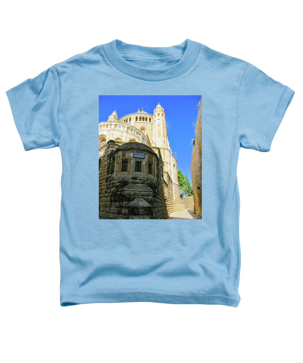 Portrait Toddler T-Shirt featuring the photograph Jaffa Pathways by Donna L Munro