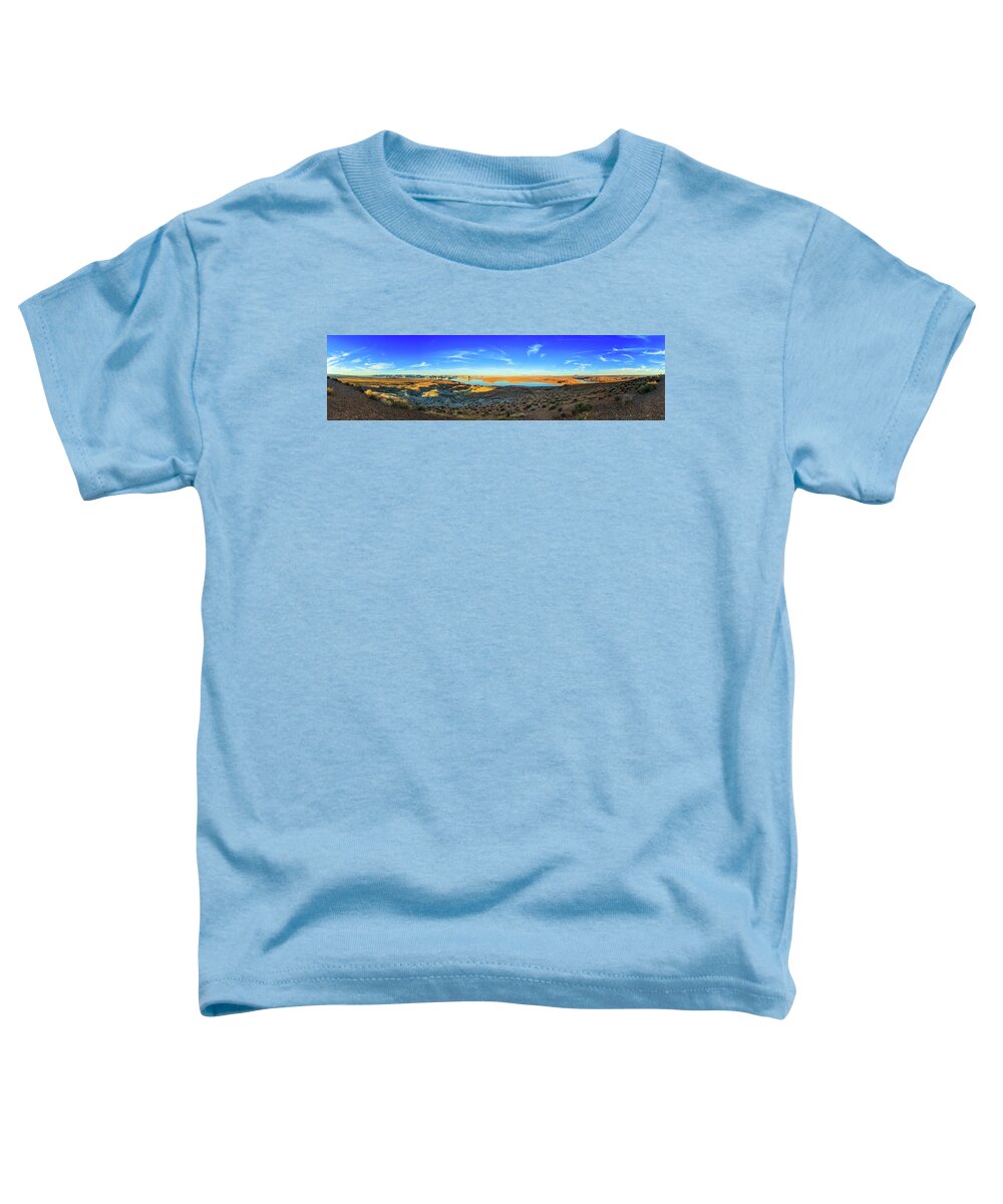 Lake Powell Toddler T-Shirt featuring the photograph Lake Powell Sunset by Raul Rodriguez