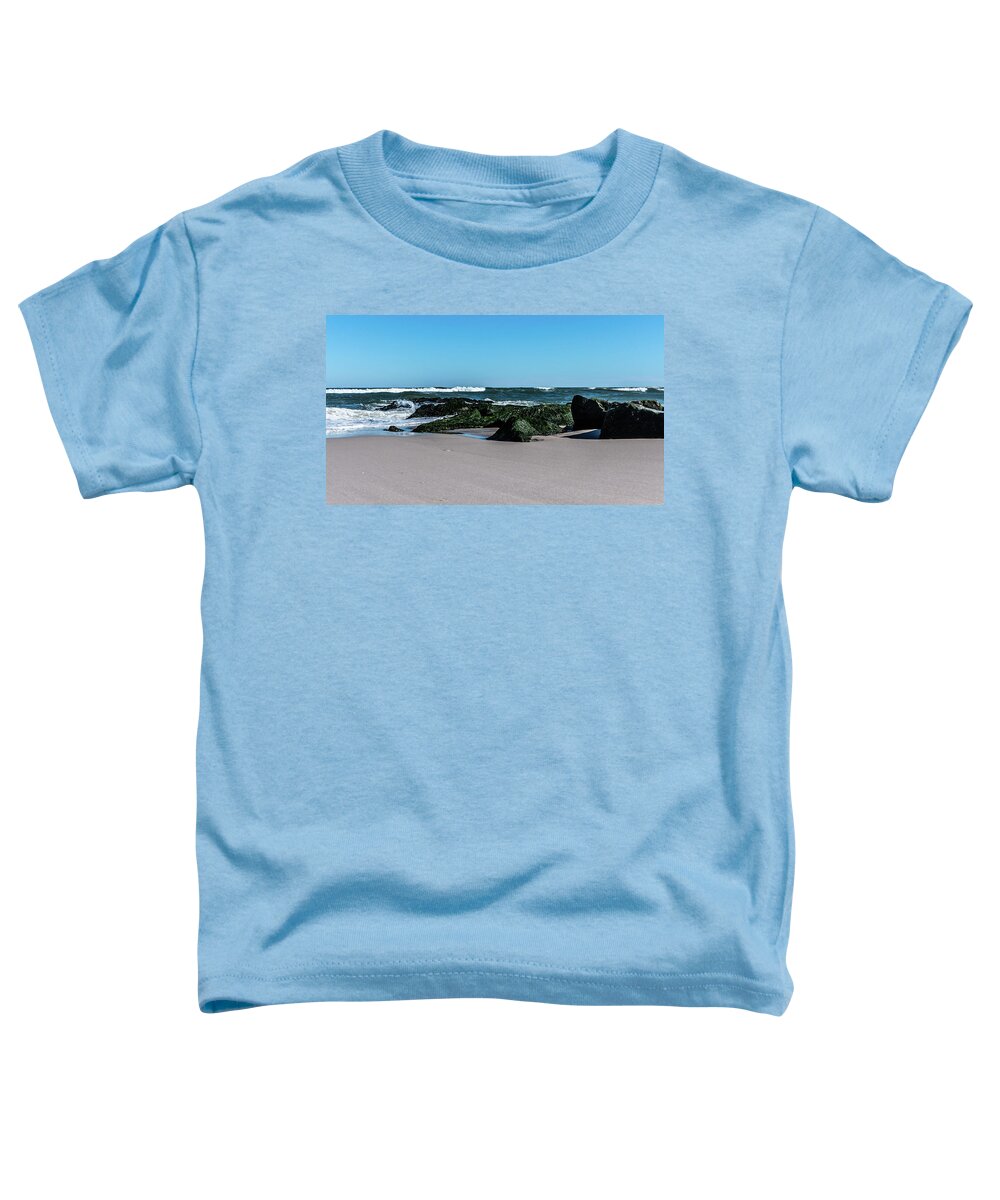 Long Beach Island Toddler T-Shirt featuring the photograph Lifes A Beach by Louis Dallara