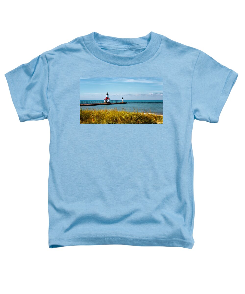 Lighthouse Toddler T-Shirt featuring the photograph Lighthouse View by Susan Rissi Tregoning
