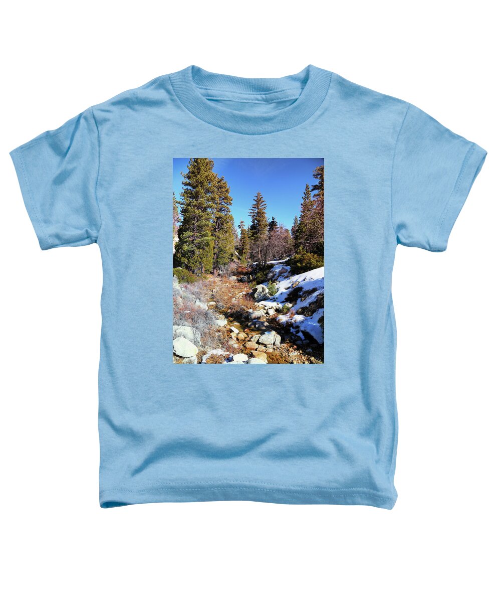  Toddler T-Shirt featuring the photograph Mountain Scene by Michael Hope