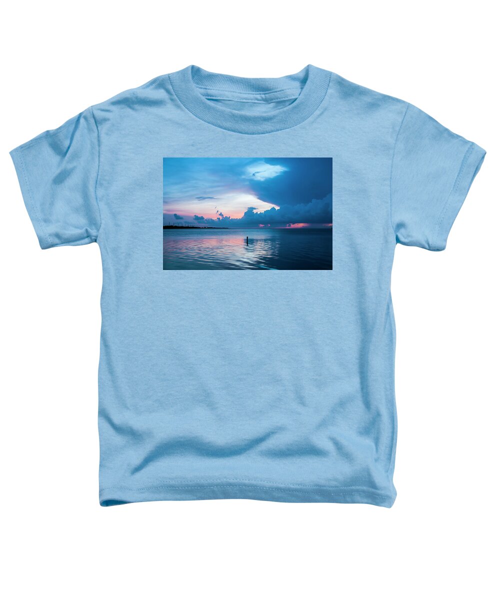 Conch Key Toddler T-Shirt featuring the photograph Now the Day is Over by Ginger Wakem