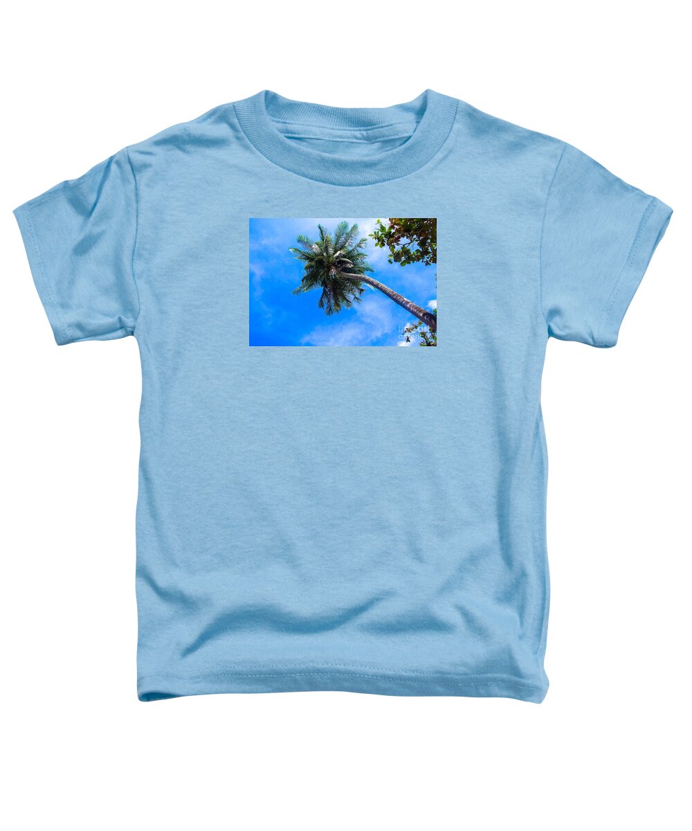 Tree Toddler T-Shirt featuring the photograph Palm Tree by Andrea Anderegg