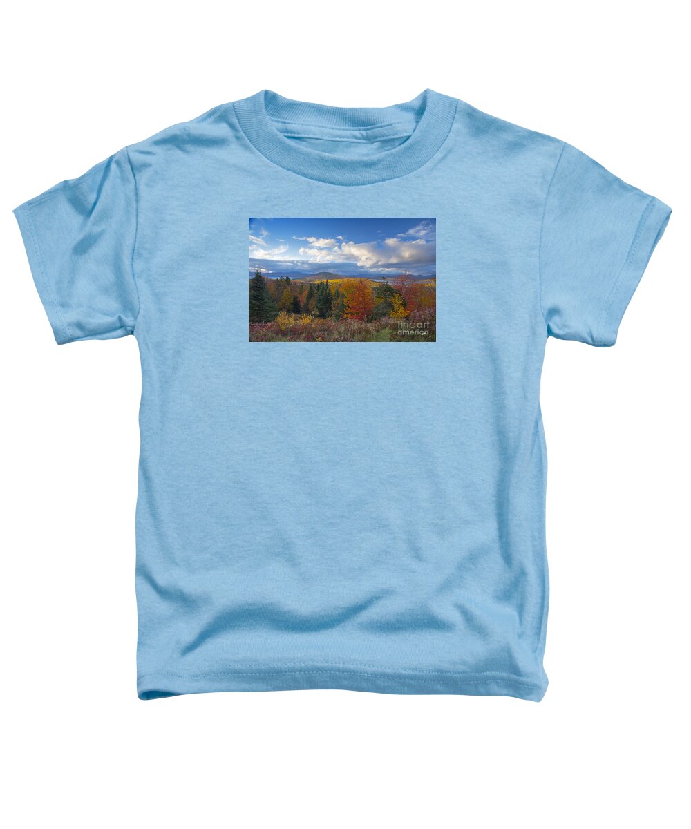Rangeley Toddler T-Shirt featuring the photograph Rangeley Vista by Alana Ranney