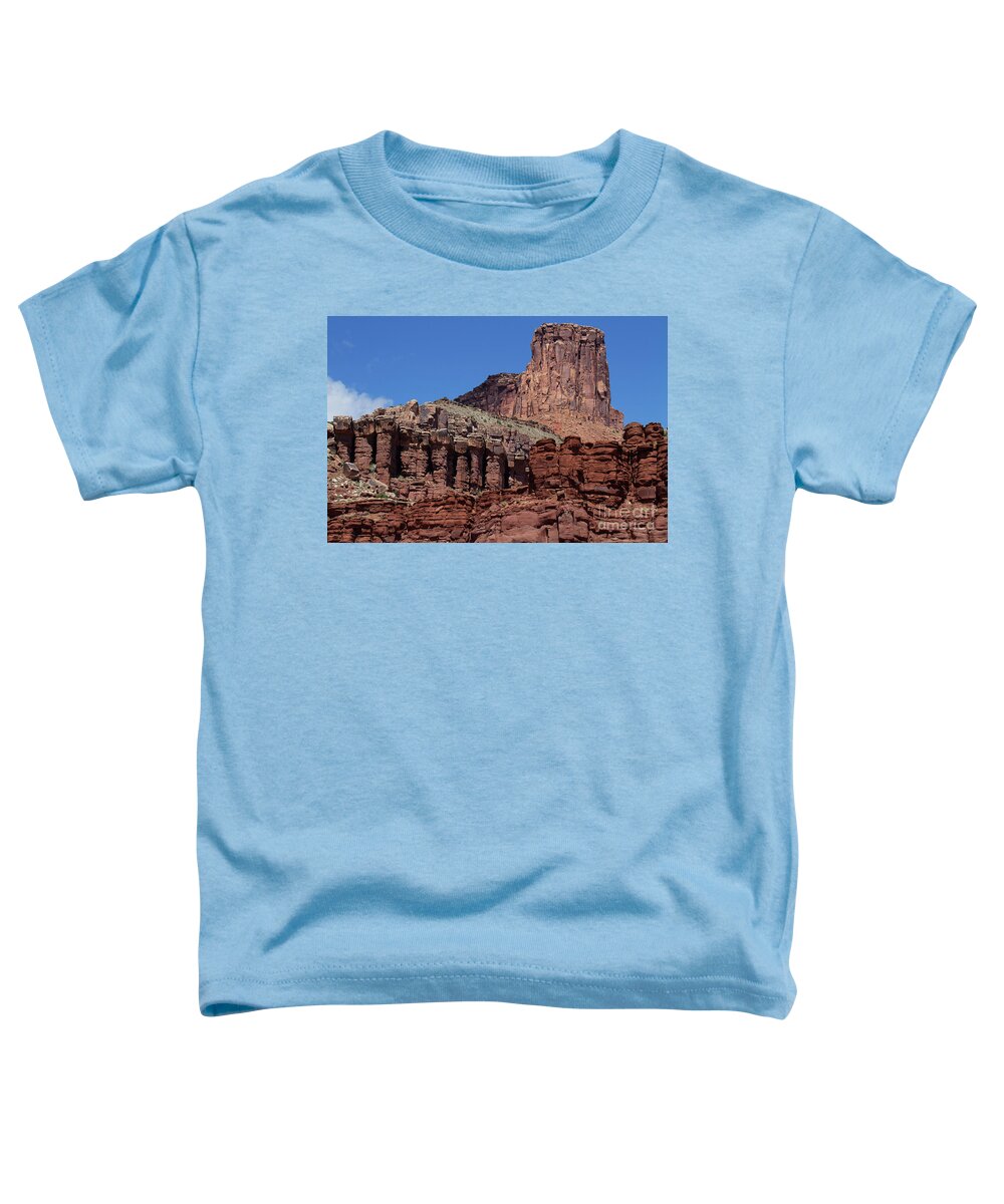Utah Landscape Toddler T-Shirt featuring the photograph Red Rock Citadel by Jim Garrison