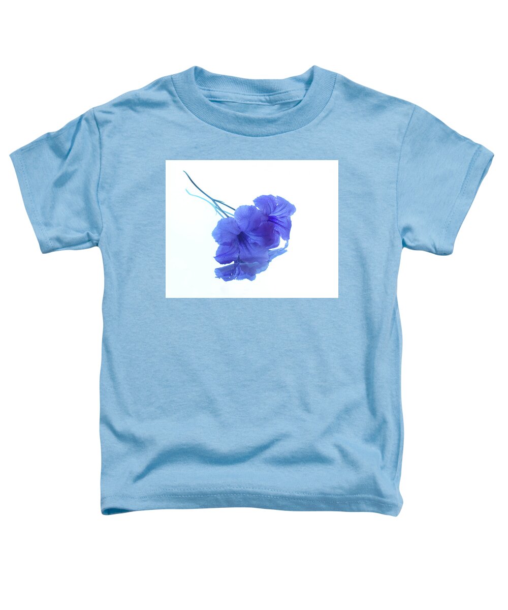 Purple Flowers Toddler T-Shirt featuring the photograph Reflections by Louise Lindsay