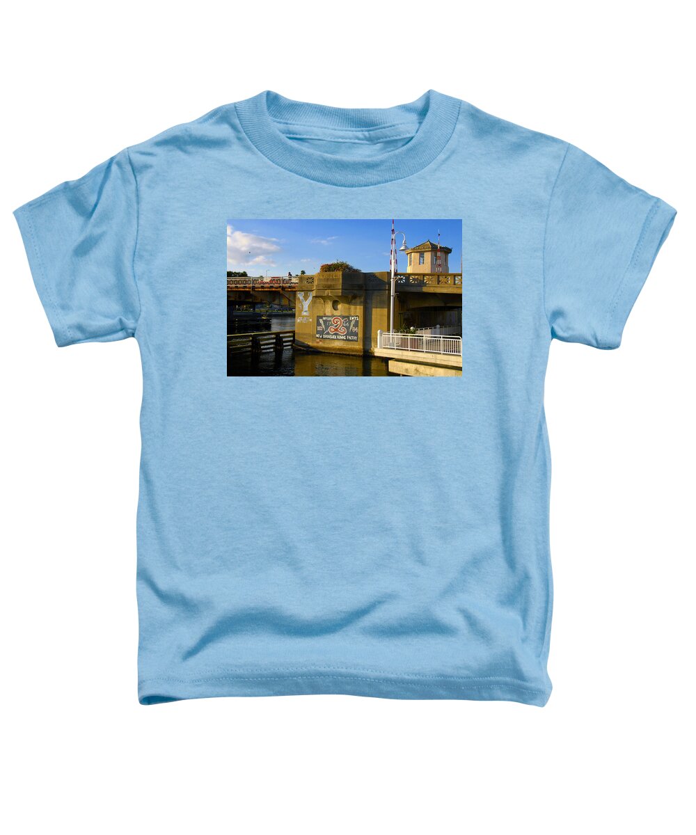 Hillsborough River Florida Toddler T-Shirt featuring the photograph Rowing Team art Rutgers Yale by David Lee Thompson