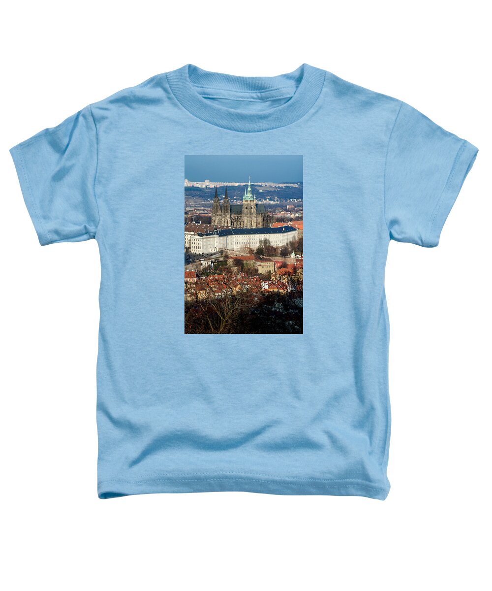 Lawrence Toddler T-Shirt featuring the photograph Saint Vitus Cathedral 1 by Lawrence Boothby