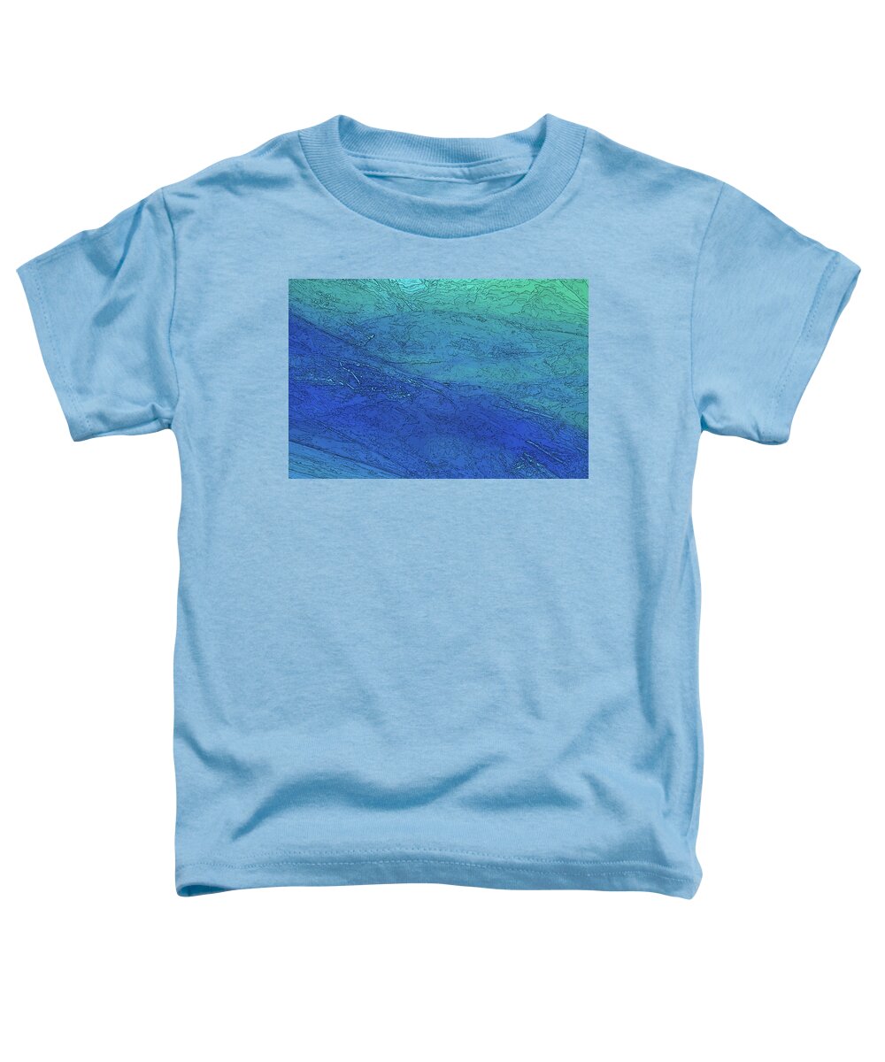 Abstract Toddler T-Shirt featuring the photograph Sea Change by Ira Marcus