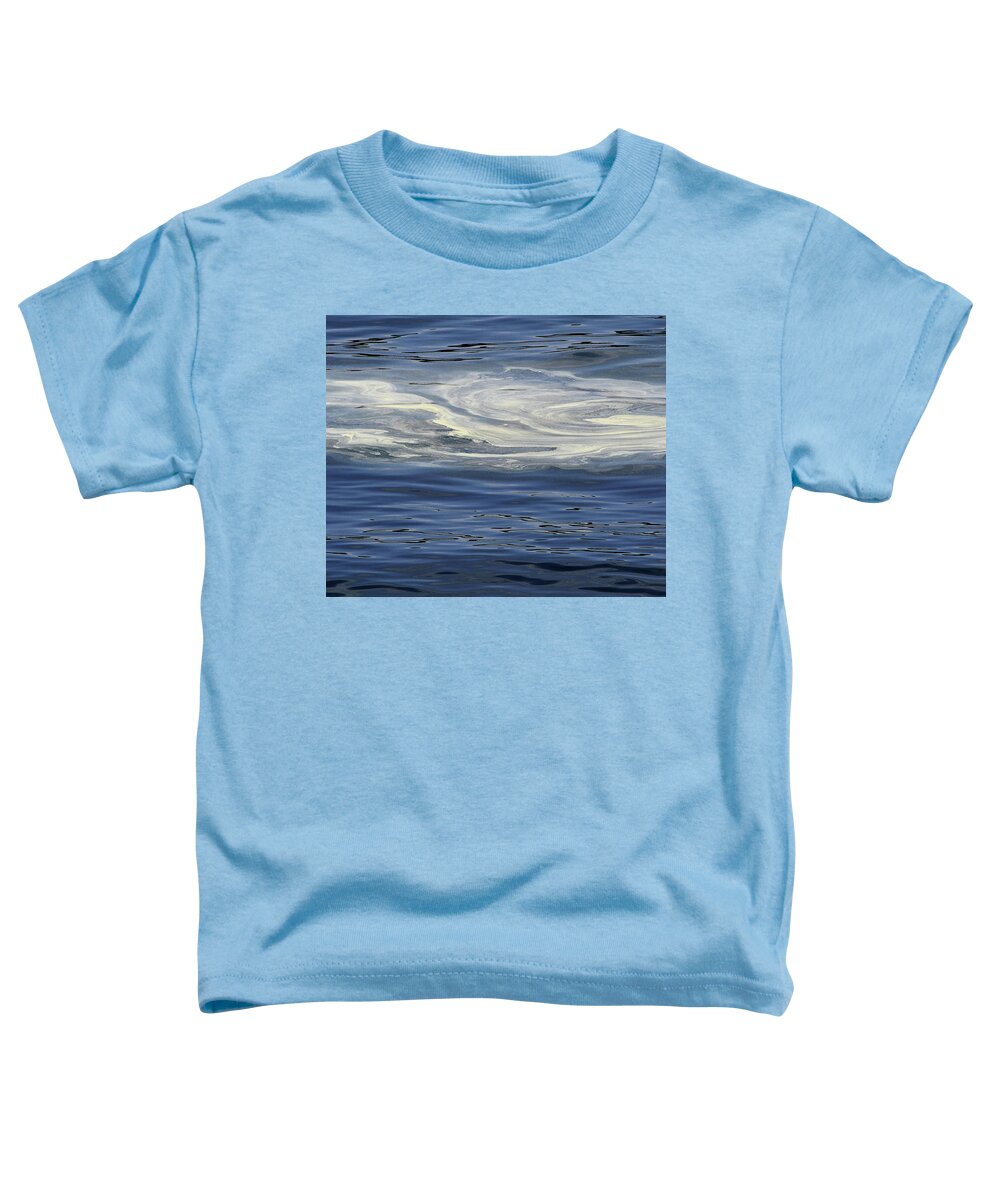 Water Toddler T-Shirt featuring the photograph Sea Swirls by Nadalyn Larsen