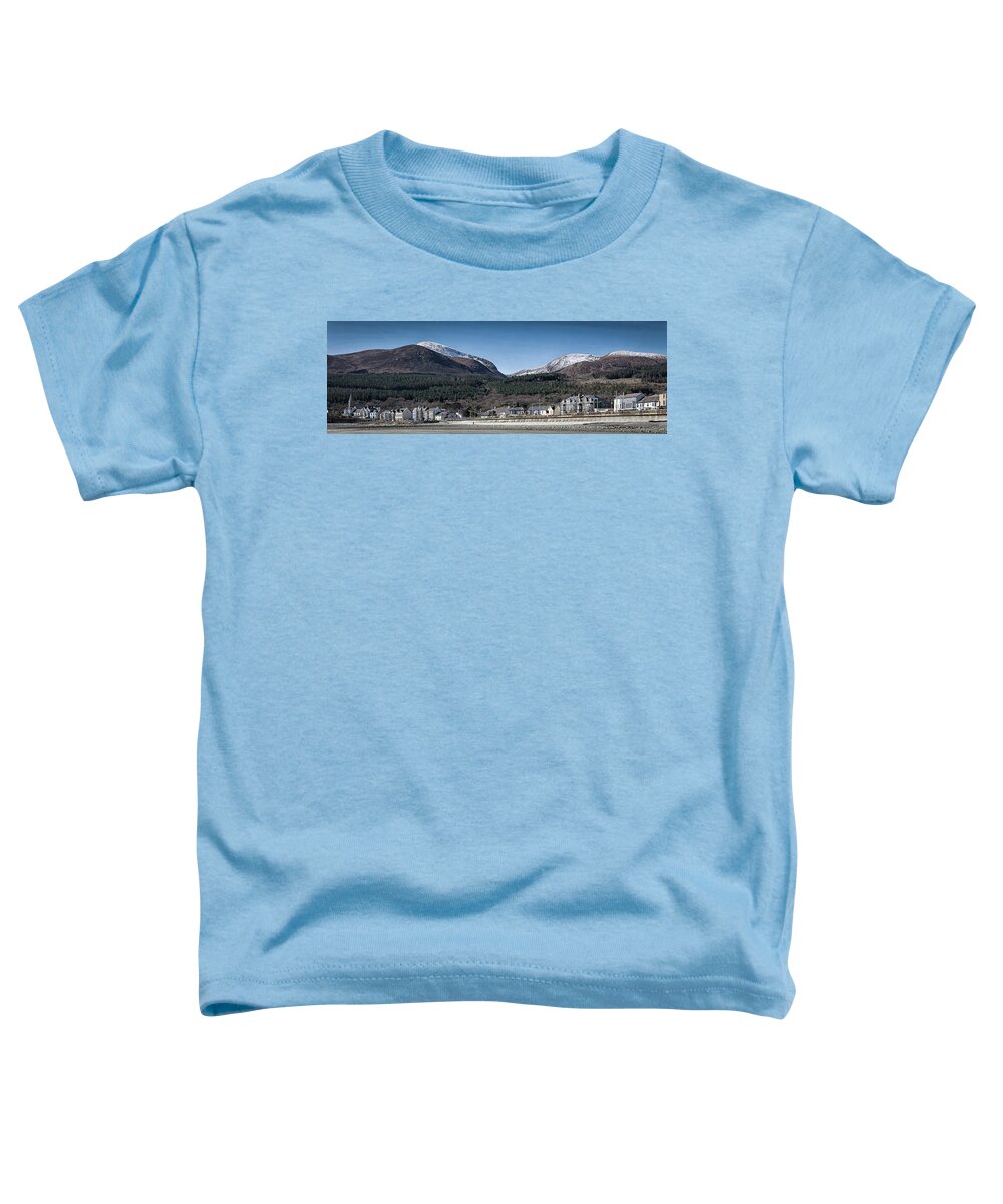 Donard Toddler T-Shirt featuring the photograph Snow Capped Mourne Mountains by Nigel R Bell
