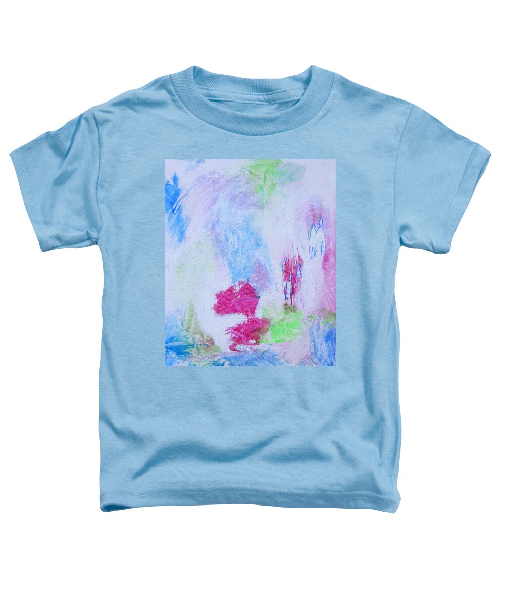 Acrylic Colors Toddler T-Shirt featuring the photograph Somewhere people waiting by Pilbri Britta Neumaerker