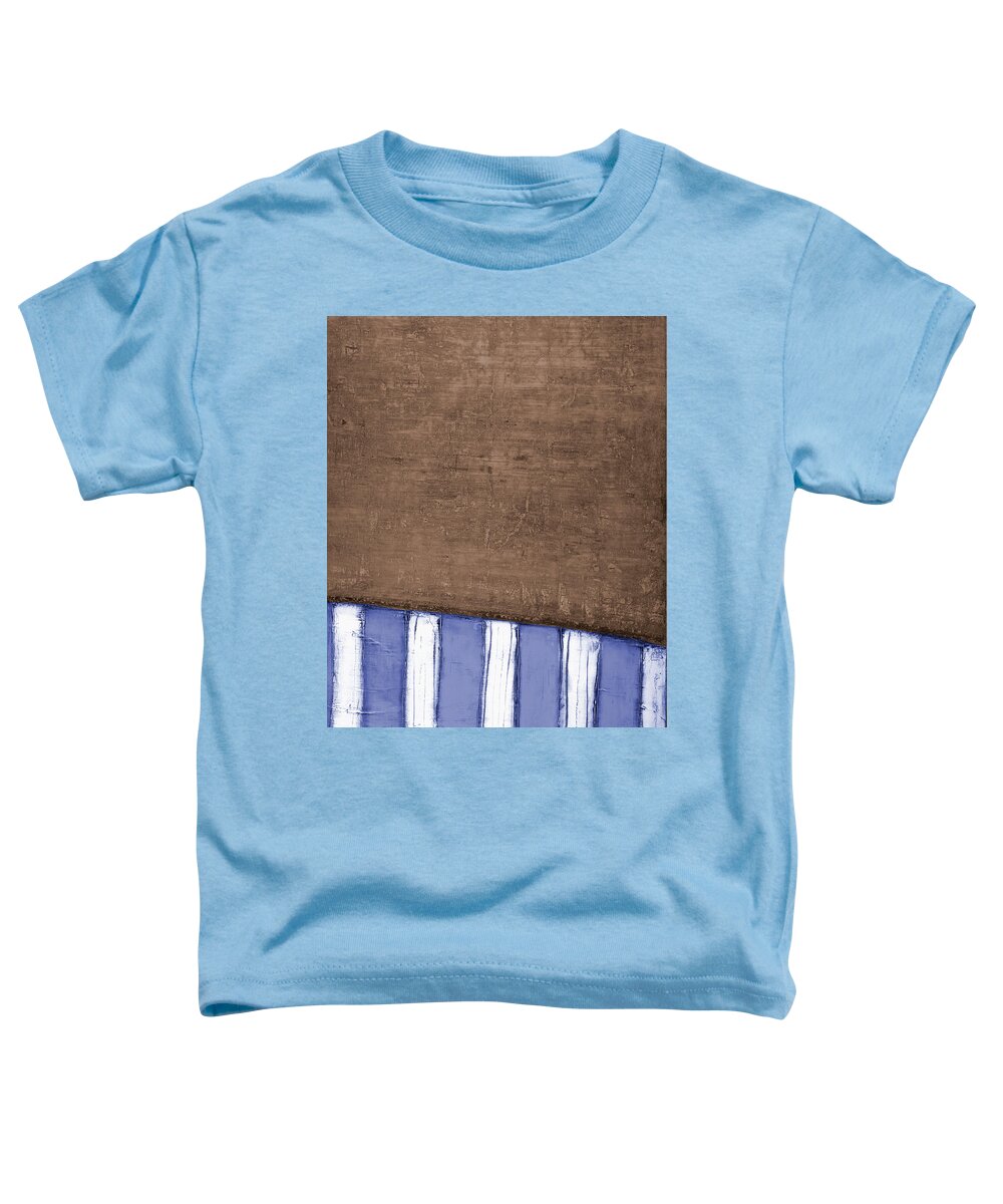 Abstract Prints Toddler T-Shirt featuring the painting Art Print South Beach by Harry Gruenert