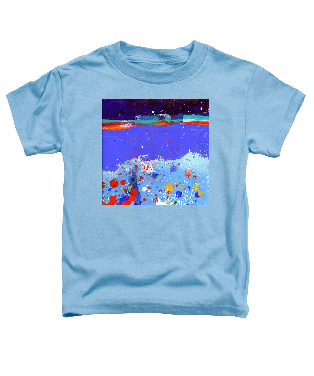  Jane Davies Toddler T-Shirt featuring the painting Splash#5 by Jane Davies