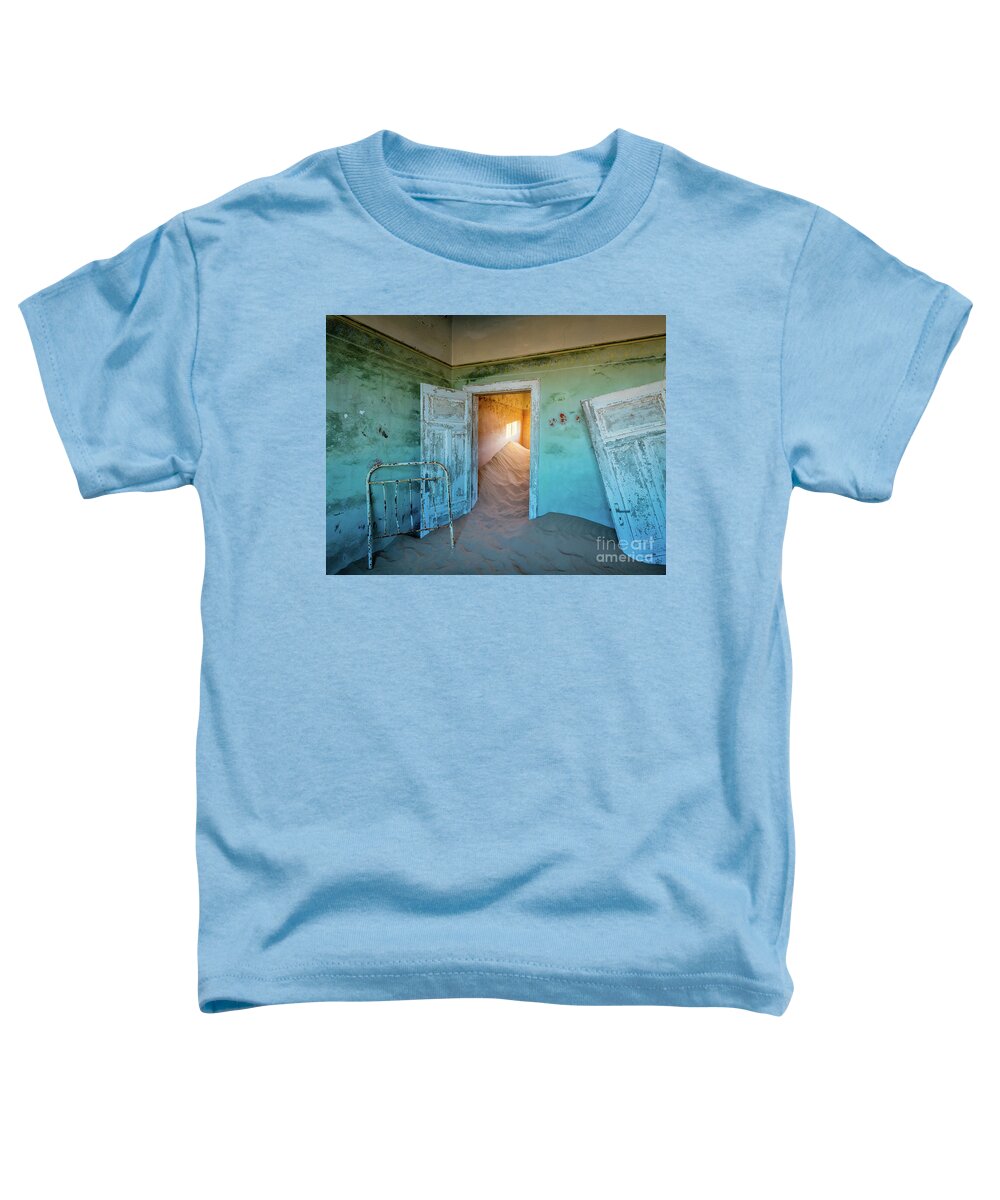 Africa Toddler T-Shirt featuring the photograph Teal Room by Inge Johnsson