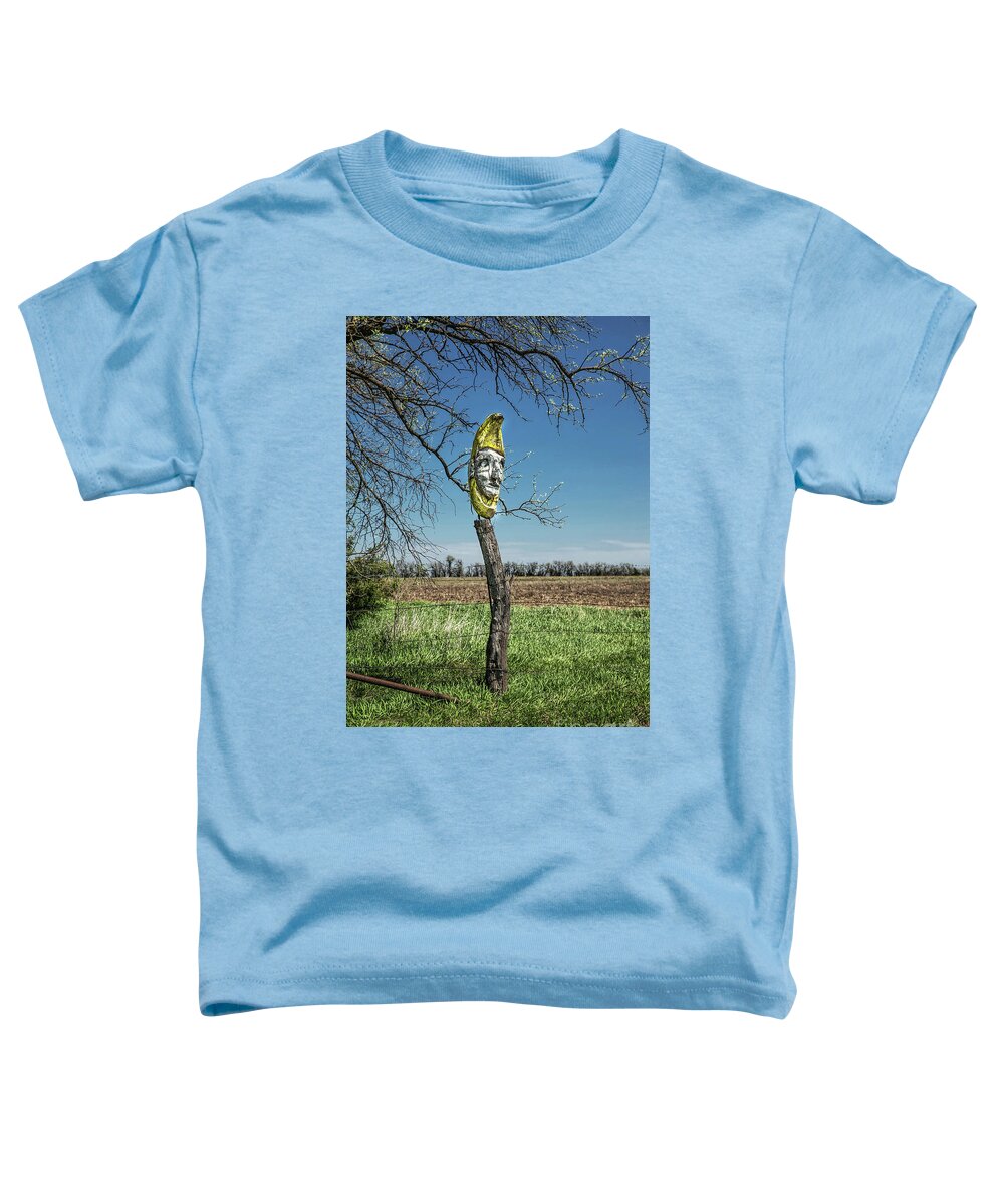 Man In The Moon Toddler T-Shirt featuring the photograph The Man in the Moon by Lynn Sprowl