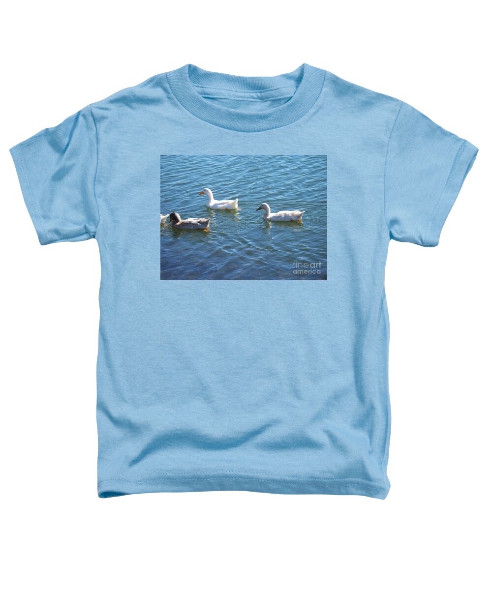 The Nudge Toddler T-Shirt featuring the photograph The Nudge by Seaux-N-Seau Soileau