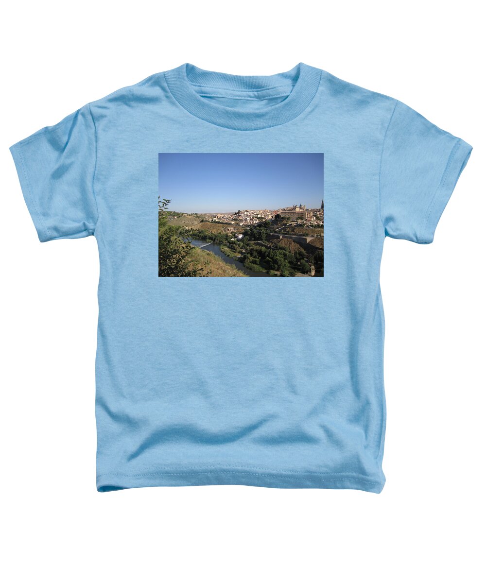 Toledo Toddler T-Shirt featuring the photograph Toledo and the Country Side by John Shiron