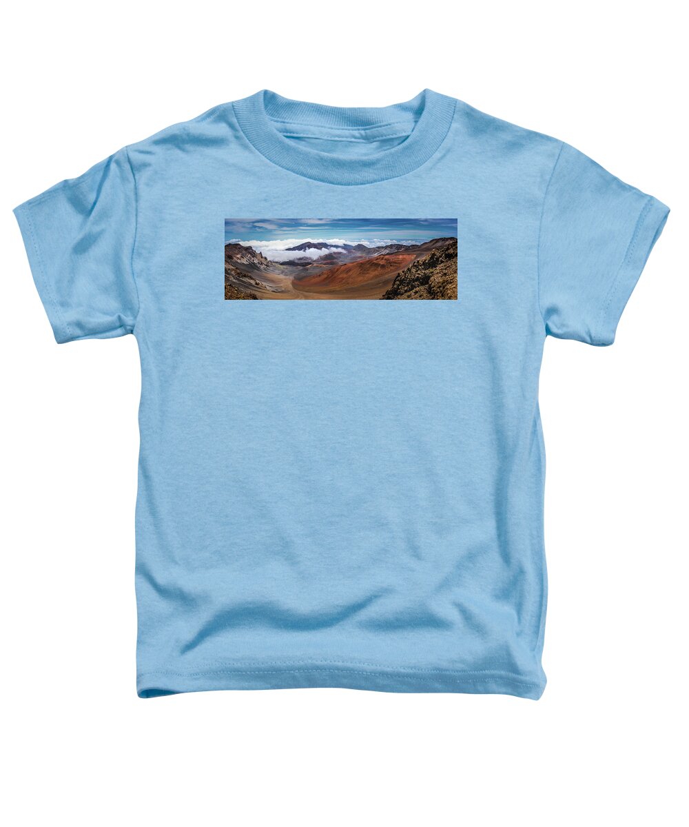 America Toddler T-Shirt featuring the photograph Top of Haleakala Crater by Andy Konieczny