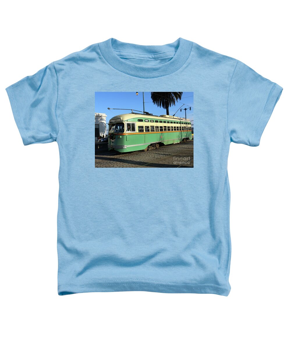 Cable Car Toddler T-Shirt featuring the photograph Trolley Number 1058 by Steven Spak