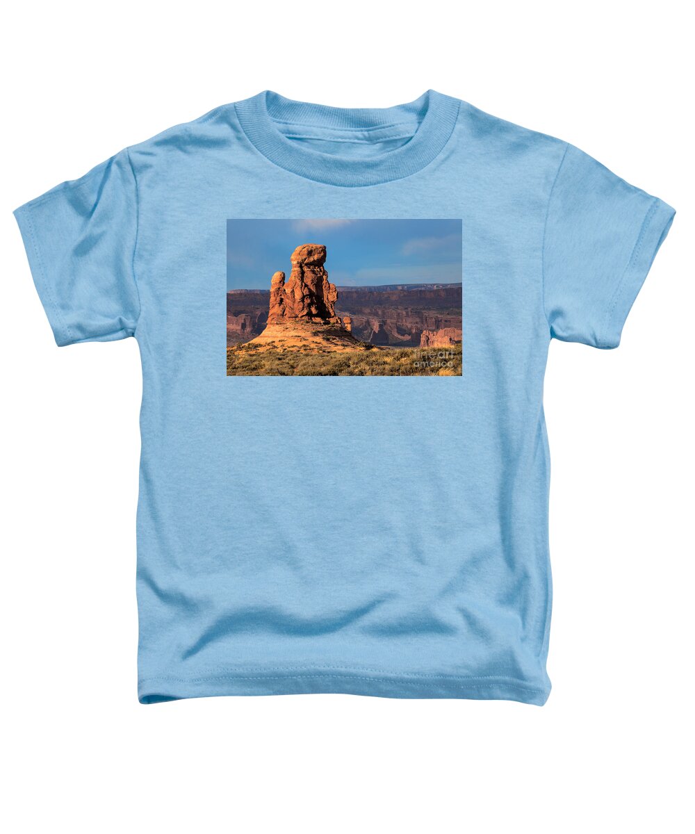 Utah Toddler T-Shirt featuring the photograph Wake Up Call by Jim Garrison