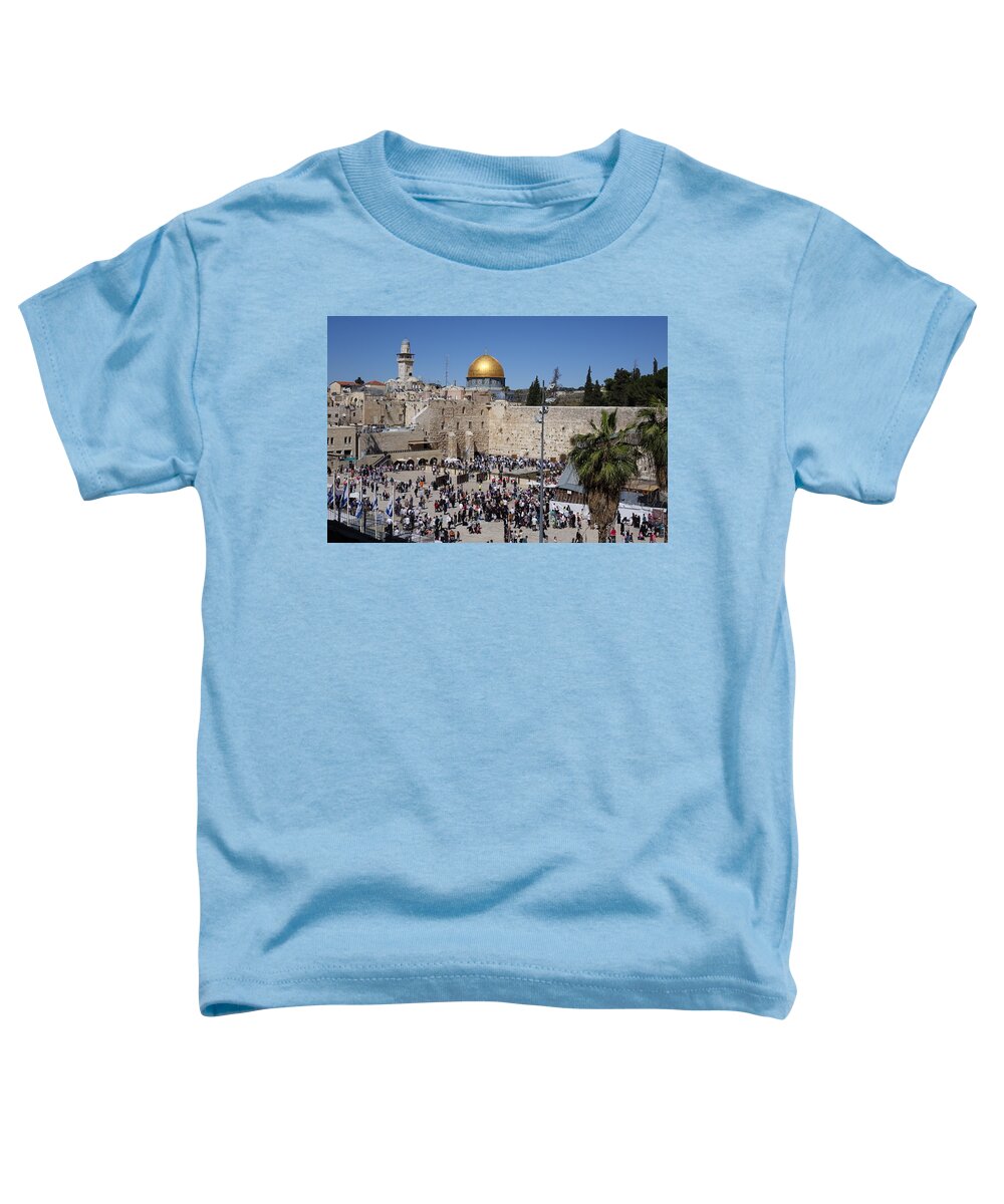 Western Wall Toddler T-Shirt featuring the photograph Western Wall by Rita Adams