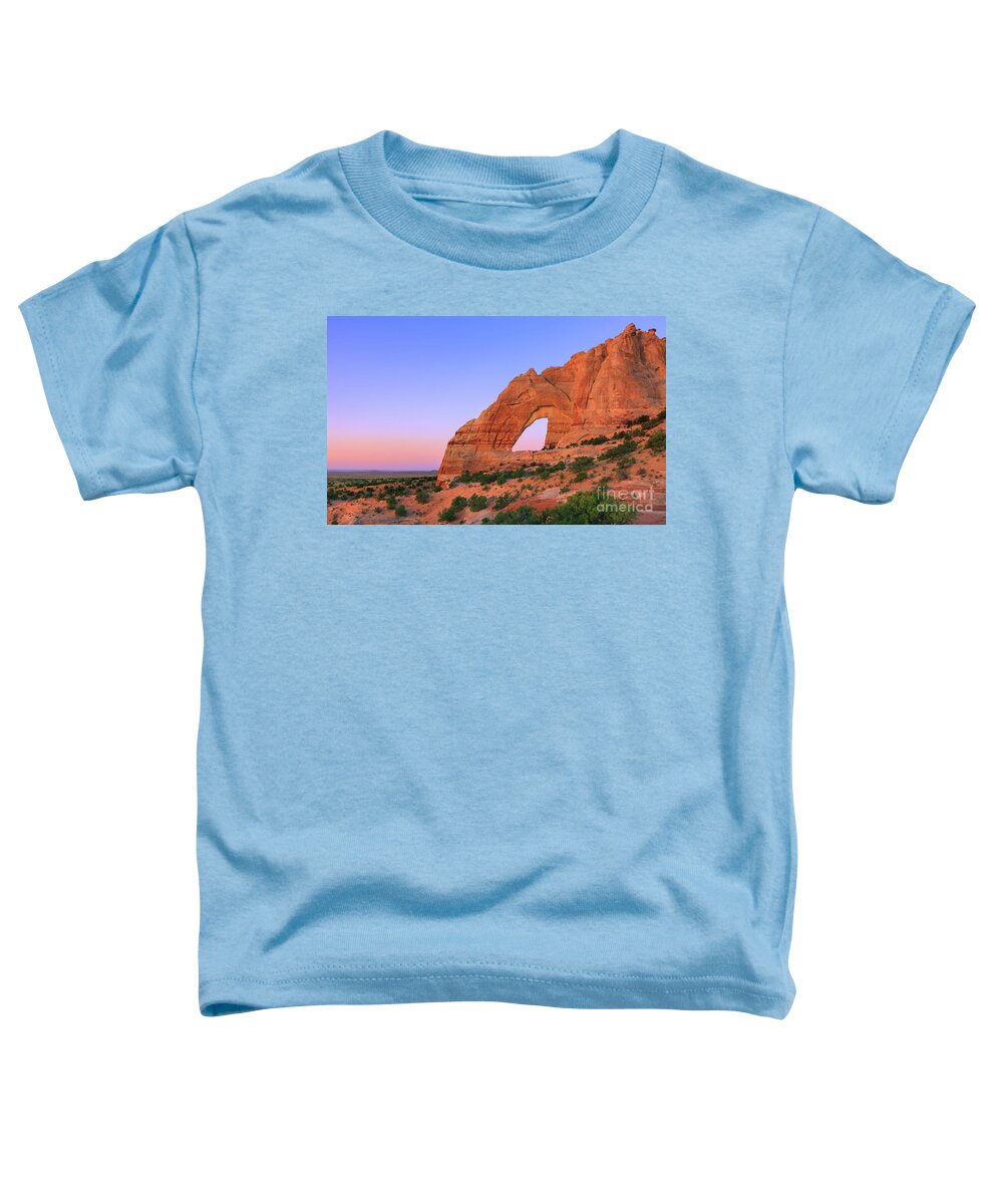 Color Toddler T-Shirt featuring the photograph White Mesa Arch by Henk Meijer Photography