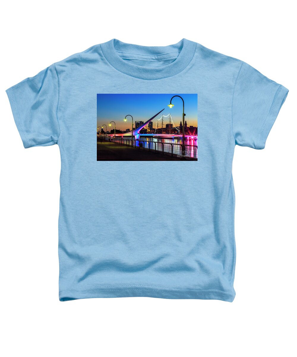  Toddler T-Shirt featuring the photograph Woman Bridge 06 by Bernardo Galmarini