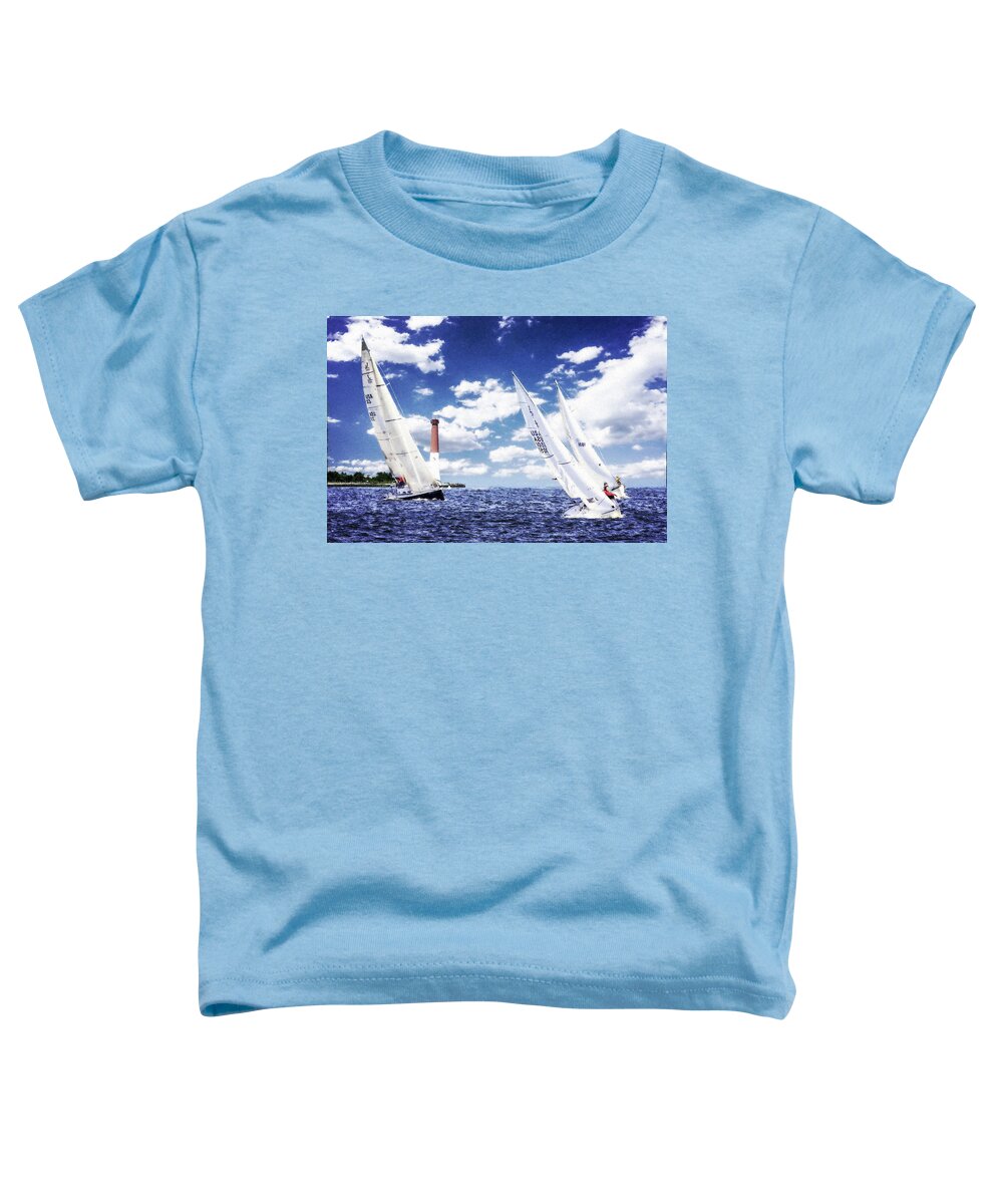 Color Toddler T-Shirt featuring the photograph Day Sailing -1 #1 by Alan Hausenflock