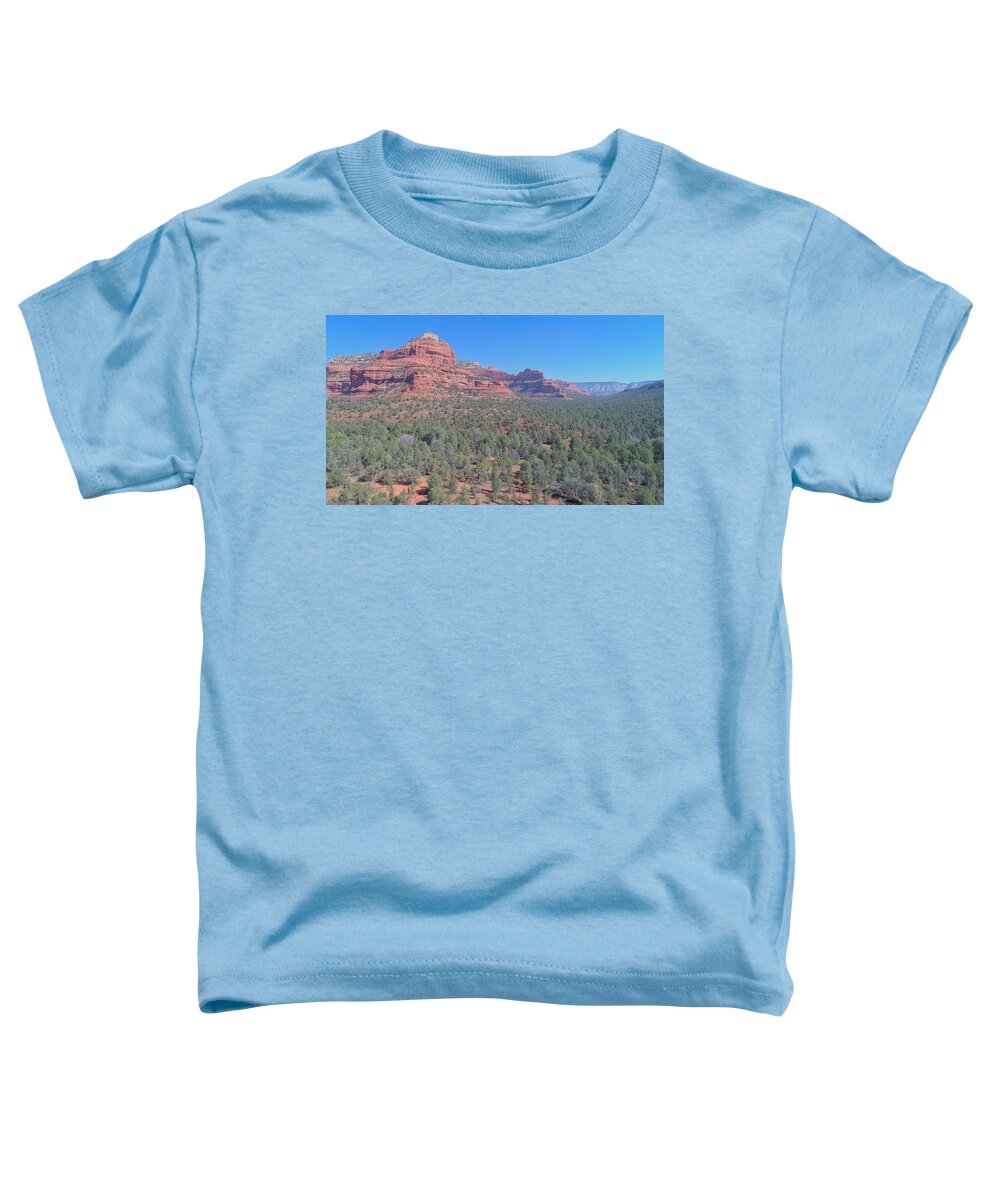 Sedona Toddler T-Shirt featuring the photograph S E D O N A #1 by Anthony Giammarino