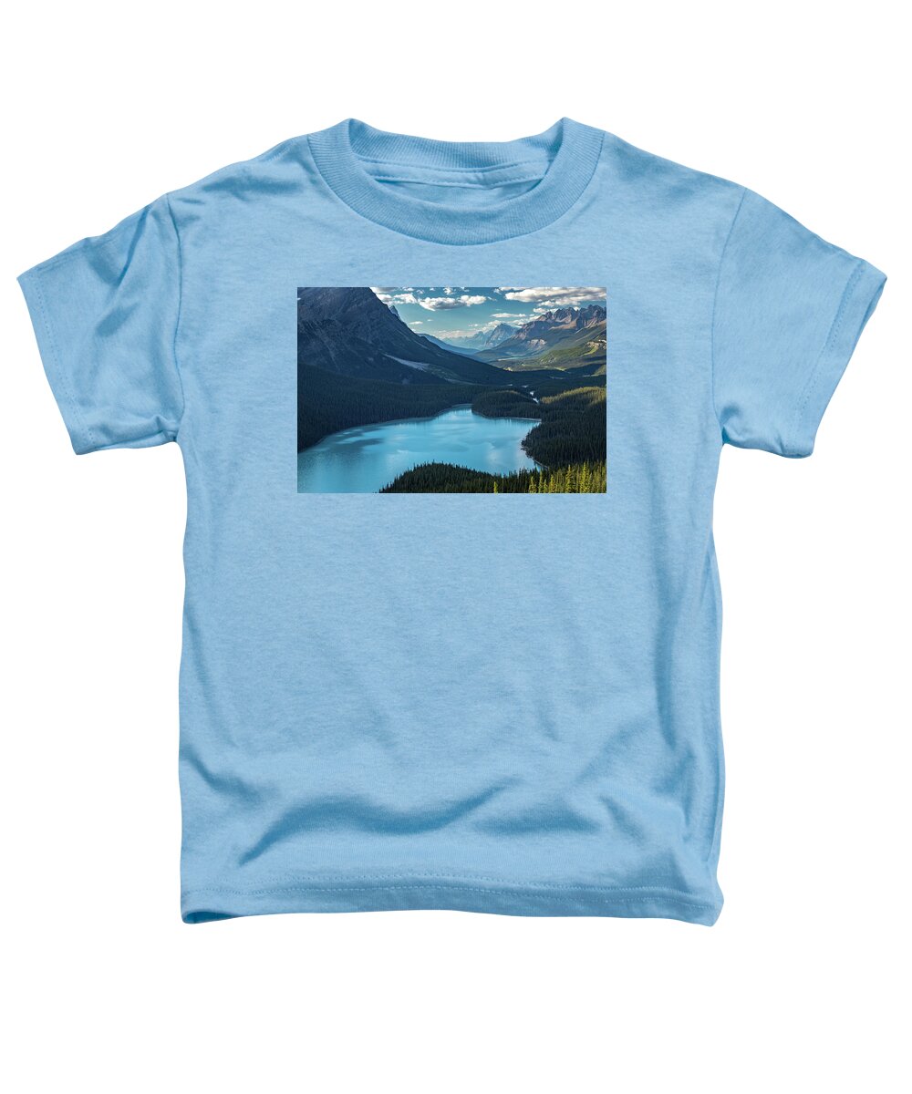 Alberta Toddler T-Shirt featuring the photograph Gorgeous Peyto Lake #2 by Andy Konieczny