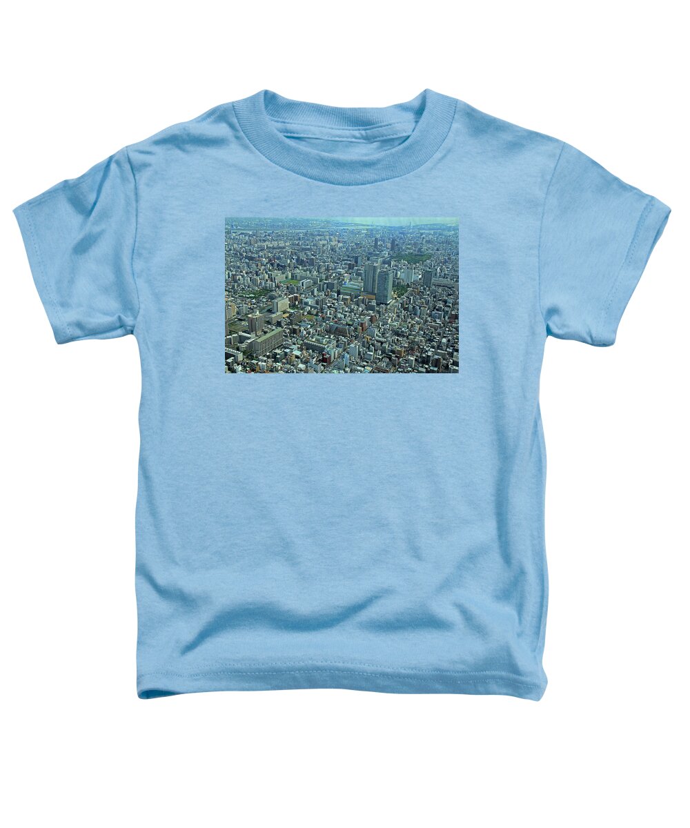 Tokyo Toddler T-Shirt featuring the photograph Tokyo - View from Skytree #5 by Richard Krebs