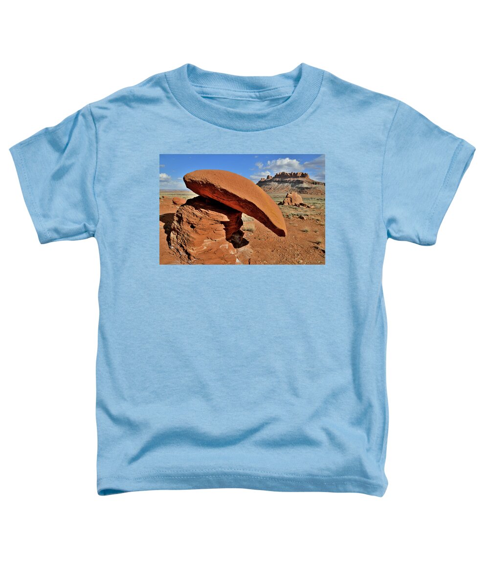 Highway 313 Toddler T-Shirt featuring the photograph Alien Boulder along Scenic Byway 313 by Ray Mathis
