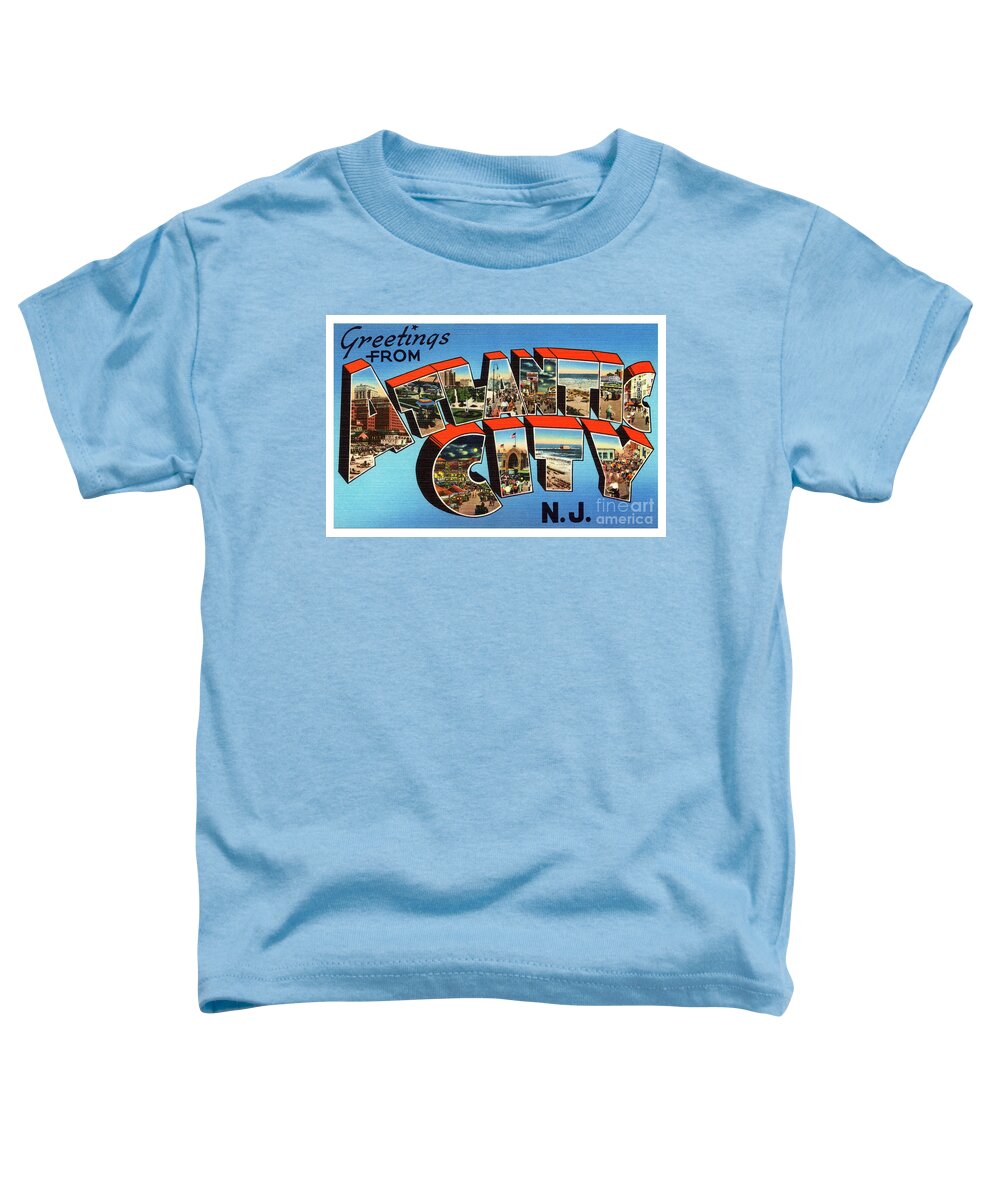 Lbi Toddler T-Shirt featuring the photograph Atlantic City Greetings #3 by Mark Miller