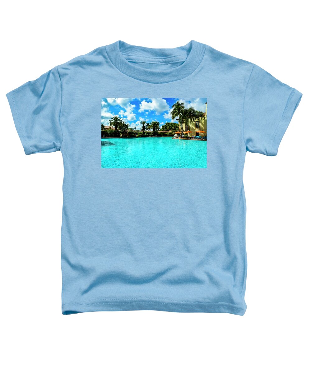 Architecture Toddler T-Shirt featuring the photograph Biltmore Hotel Pool in Coral Gables Series 0087 by Carlos Diaz