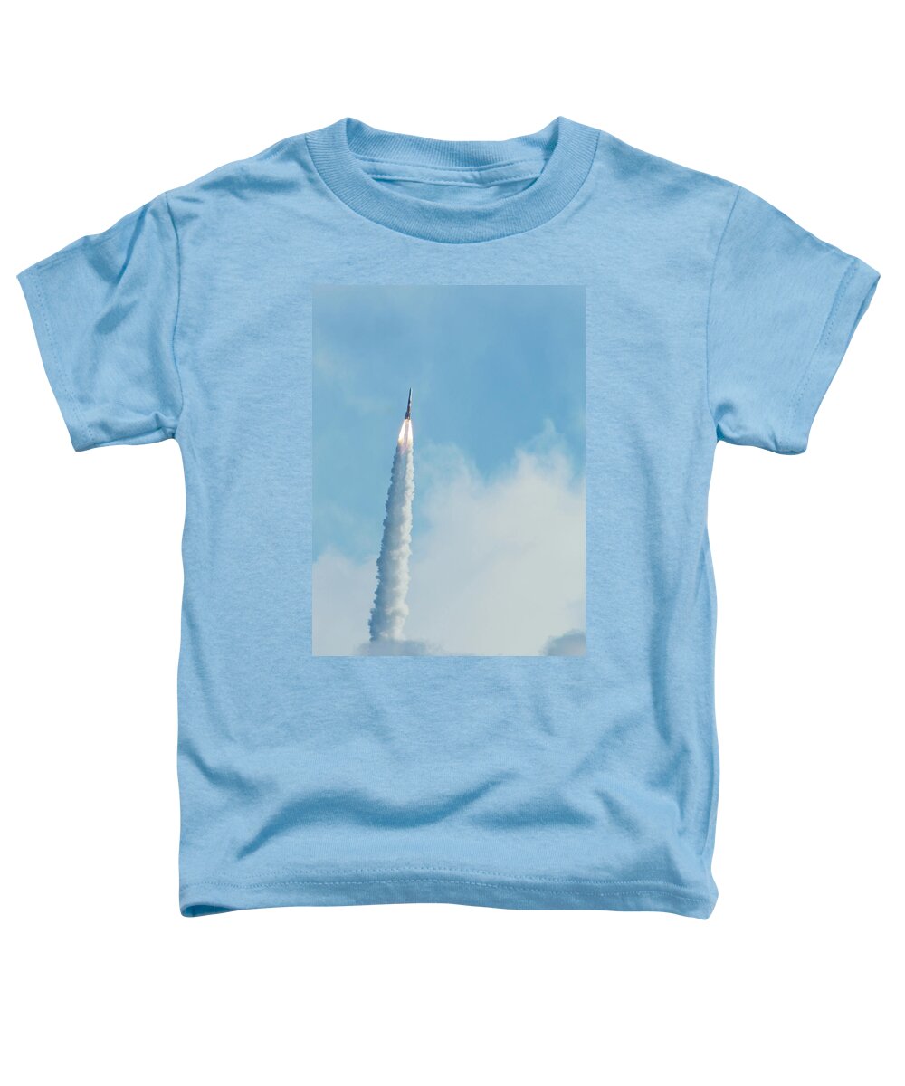 Launch Toddler T-Shirt featuring the photograph Delta IV rocket launch by Bradford Martin