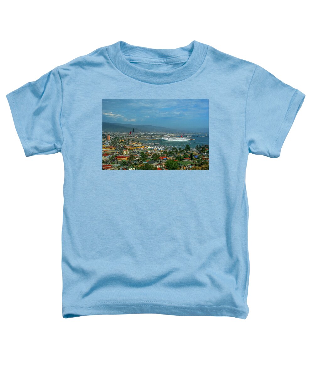 Mexico Toddler T-Shirt featuring the photograph Ensenada Bay, Baja California by Robert McKinstry