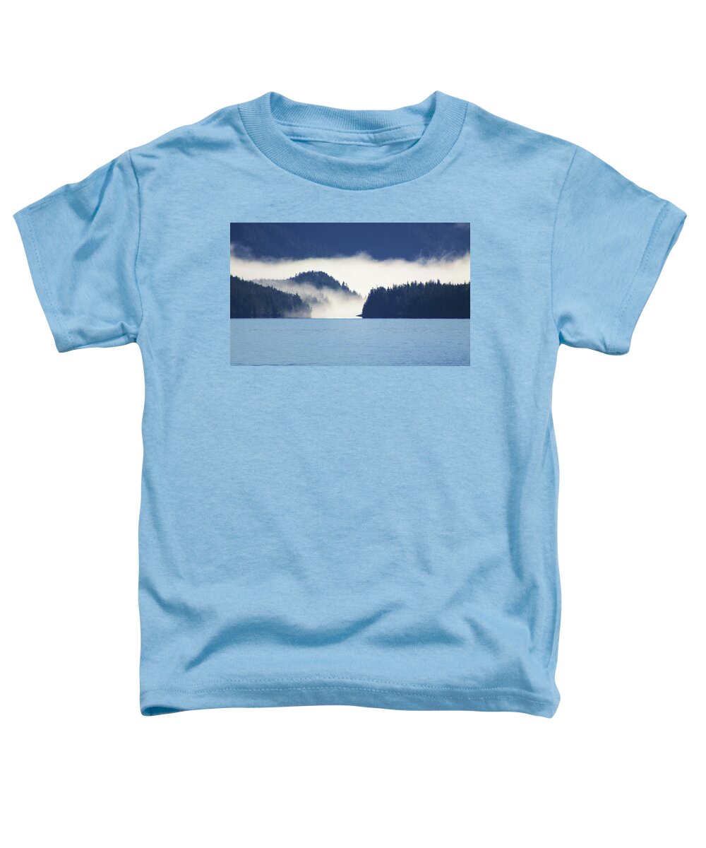 Fog Toddler T-Shirt featuring the photograph Fog Narrows by Fred Bailey