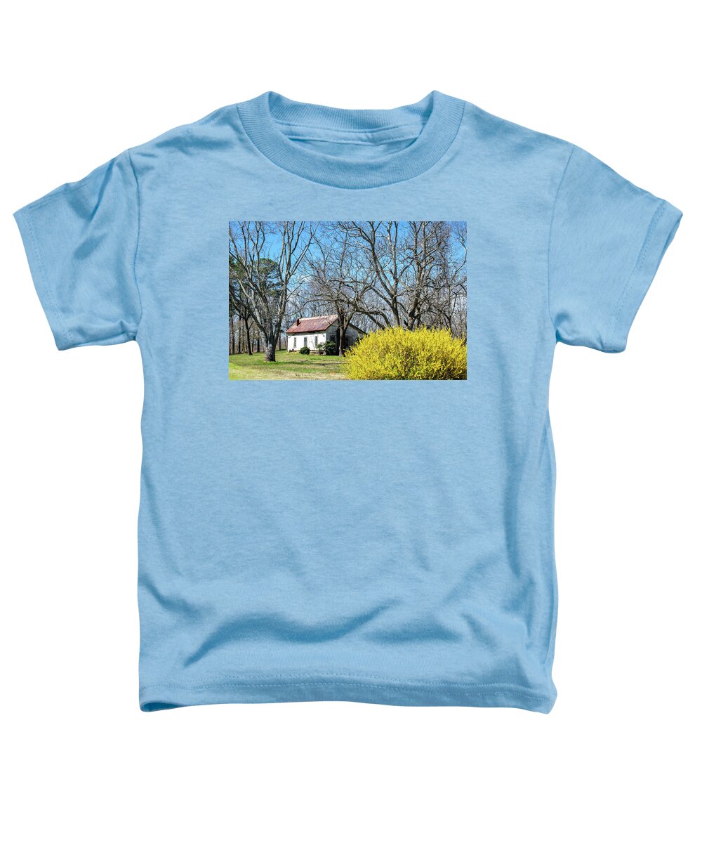Old House Toddler T-Shirt featuring the photograph Forgotten by Time by Mary Ann Artz