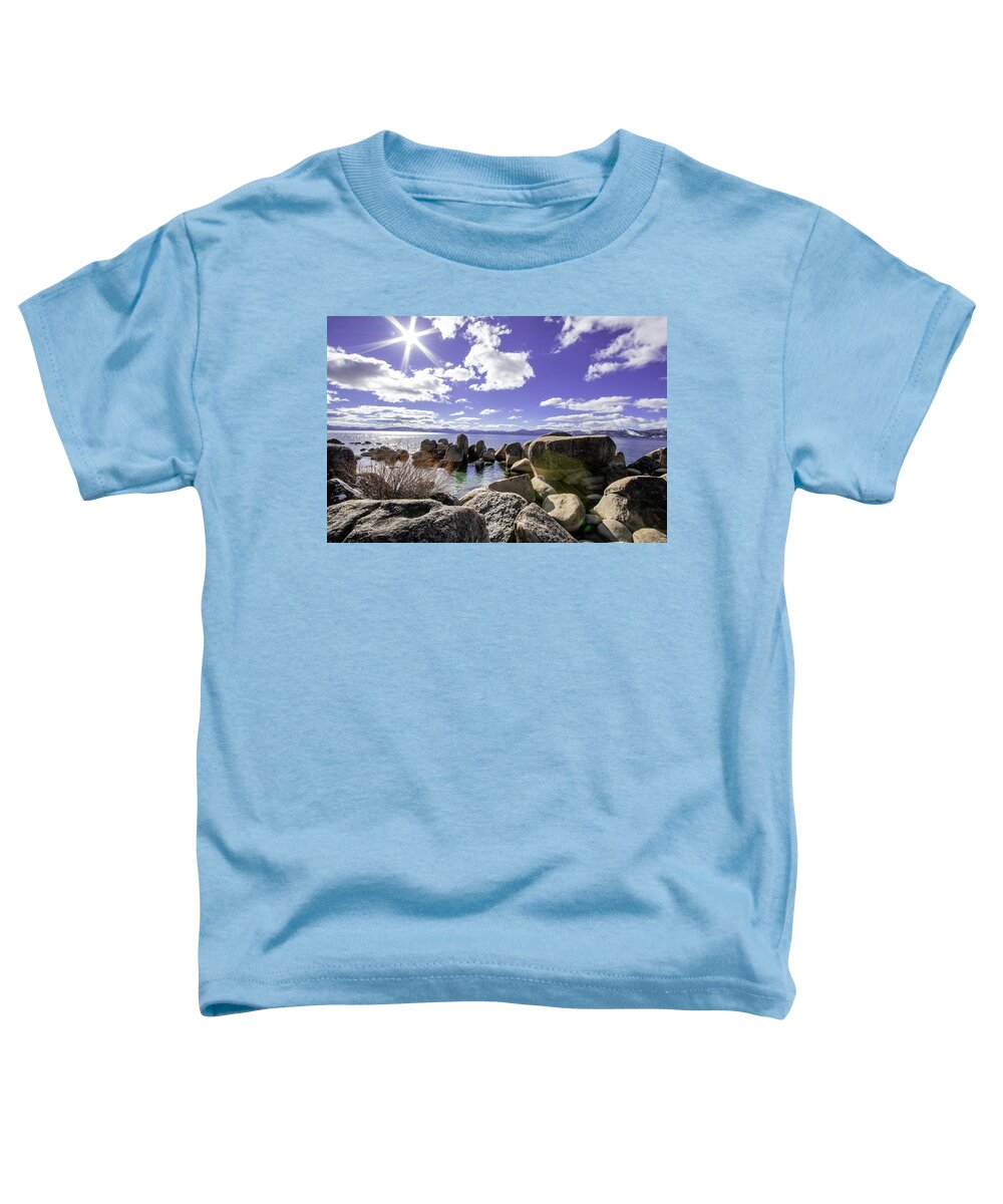 Lake Tahoe Water Toddler T-Shirt featuring the photograph Lake Tahoe 4 by Rocco Silvestri